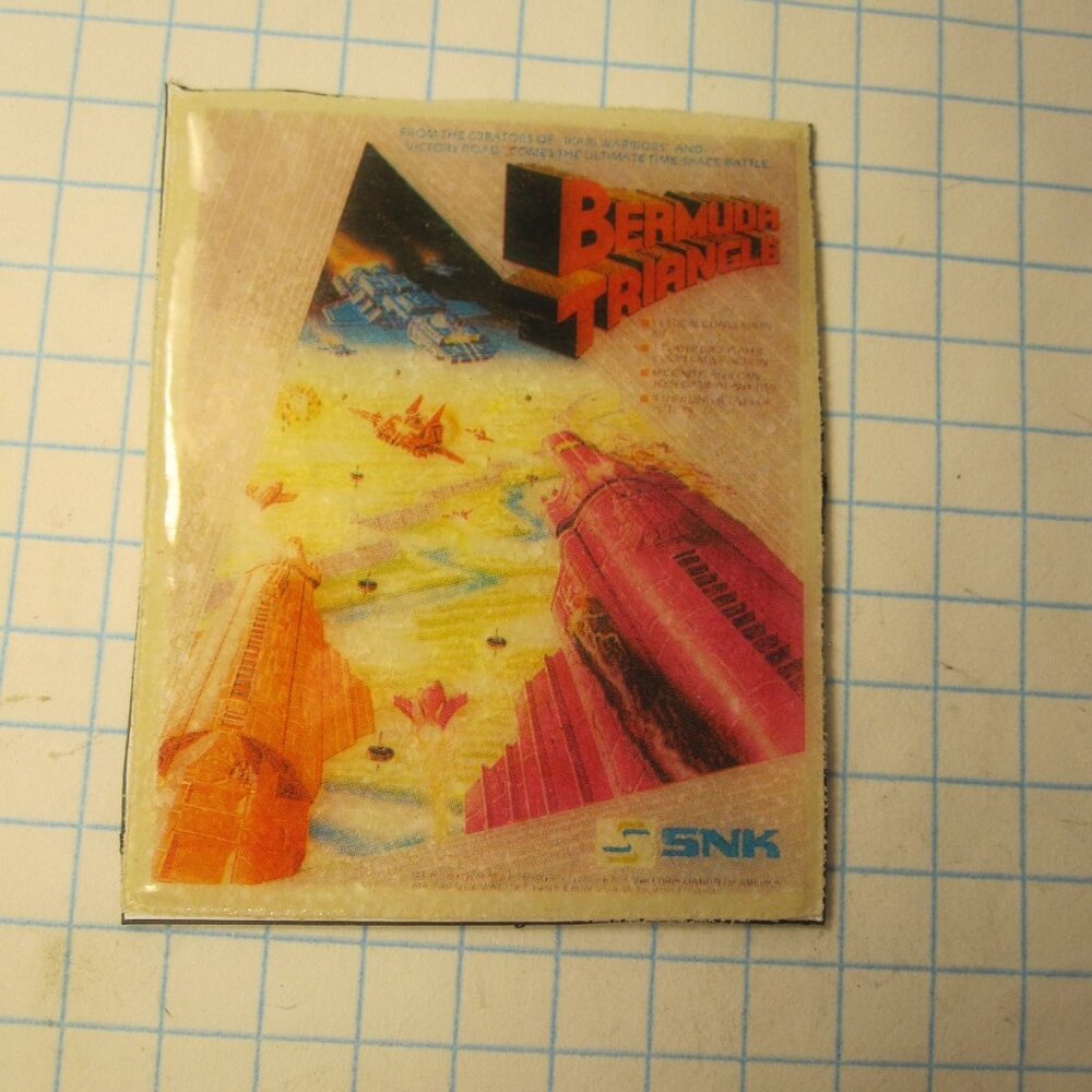 1988 NES Nintendo Series Refrigerator Magnet: Bermuda Triangle